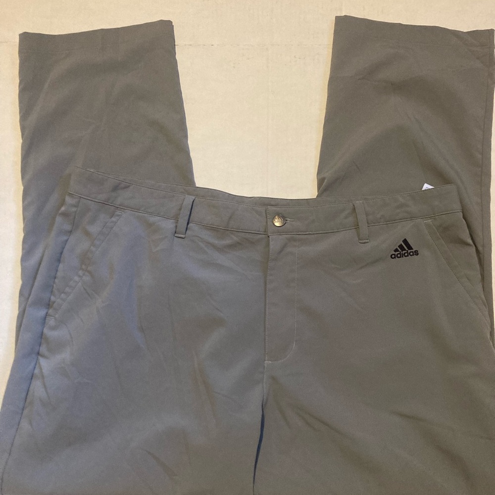 Adidas Man Gray Chinos Walking Jogging Sweat  Pant Size 40